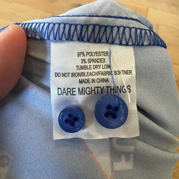 RSVLTS MLVPA Muncy Kunuflex Blue Graphic Men's Short Sleeve Shirt Sz Medium‎ NWT - Picture 9 of 10